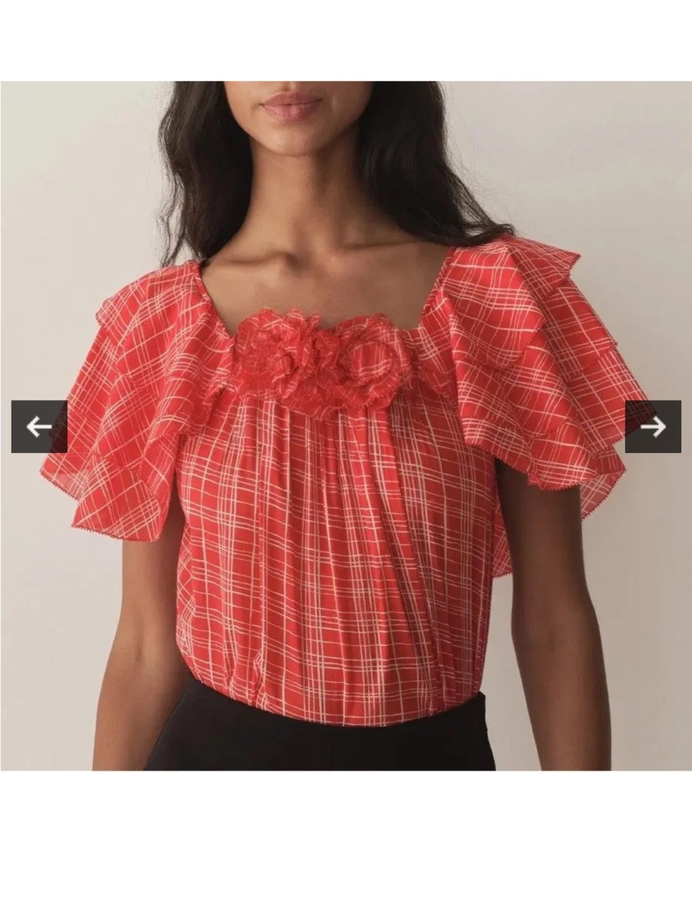 Doen Plaid Top